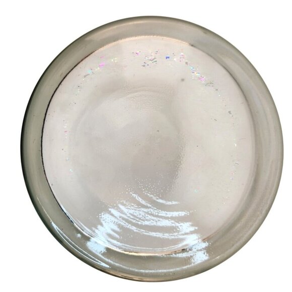 Clear Glass Flower Gathering Vase Elegant Design 8" Tall 4.5" Top Diameter For H - Picture 3 of 10